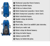 Batoh Husky Ultralight Ranis 70l modrá