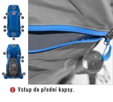 Batoh Husky Ultralight Ranis 70l modrá