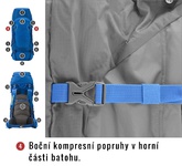 Batoh Husky Ultralight Ranis 70l modrá