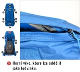Batoh Husky Ultralight Ranis 70l modrá