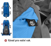 Batoh Husky Ultralight Ranis 70l modrá