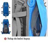 Batoh Husky Ultralight Ranis 70l modrá