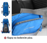Batoh Husky Ultralight Ranis 70l modrá