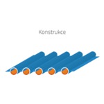 YATE buřtovka s izolací, 6 trubic, 7cm